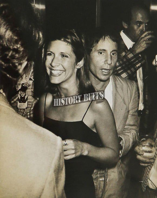 Carrie Fisher and Paul Simon