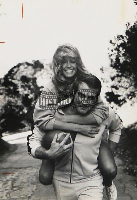 Farrah Fawcett and Lee Majors